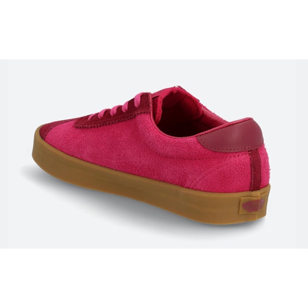 Vans Suede Color Pop Raspberry Rose Gum Sole Low Top Sneakers Womens 10 Mens 8.5 - Picture 5 of 7